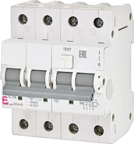 KZS-4M 3p+N A C32/0.03 120V