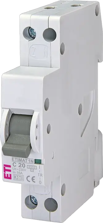 Image of ETIMAT 1N 1p+N C20 6kA