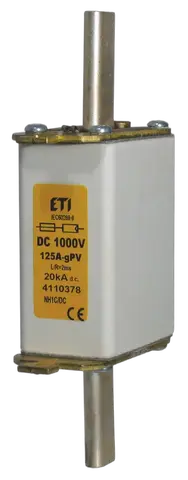 Image of NH0 gR 63A/1000V DC