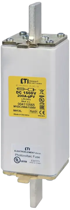 Image of NH1XL gPV 200A/1500V DC UL