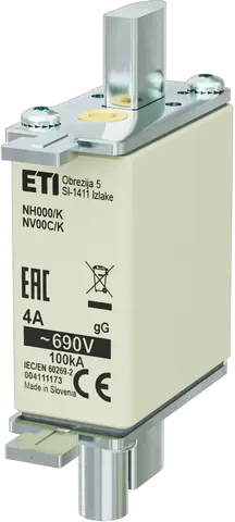 NH000/K gG 4A/690V