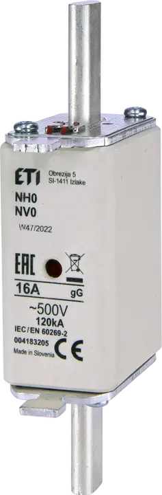 Image of NH0 gG 16A/500V