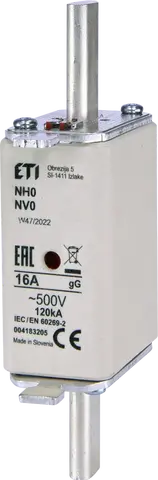 NH0 gG 16A/500V