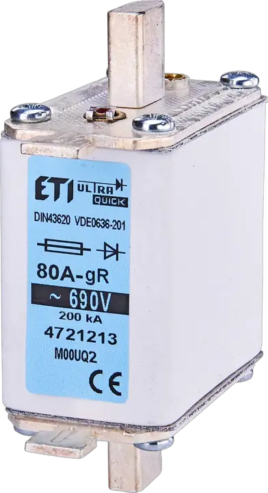 Image of NH000/K UQ2 gR 100A/690V
