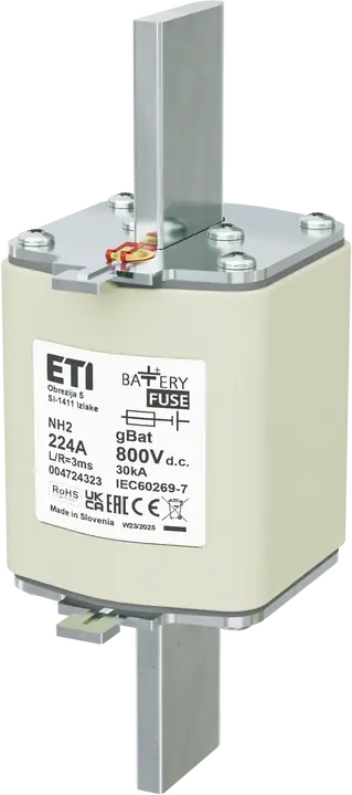 Image of NH2 gBat 224A/800V DC